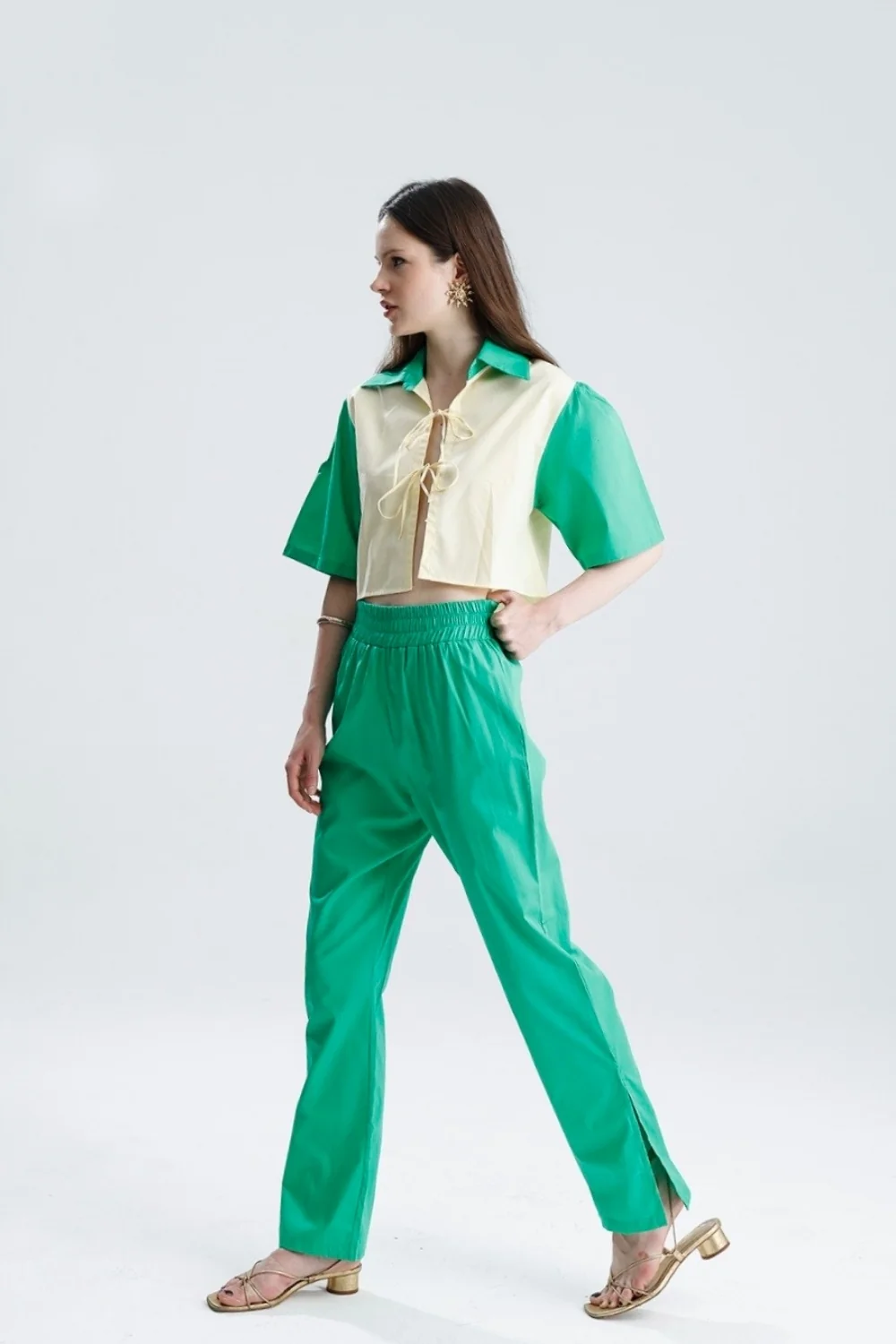Lime Pantalon
